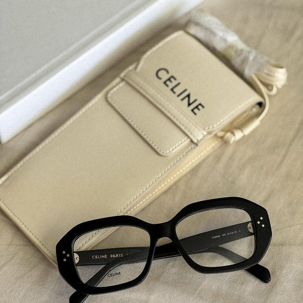 Celine 3 DOTS Women Eyeglasses Black Rectangle CL50156I 001 NEW AUTHENTIC - Picture 10 of 14